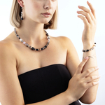 Серьги Coeur de Lion Black-Silver 3039/21-1317