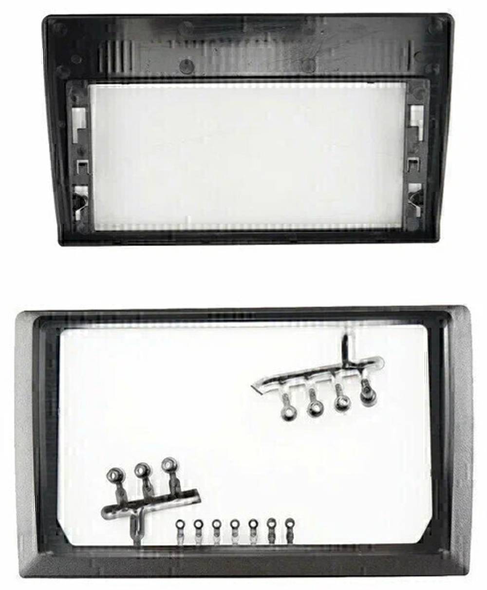 Магнитола для Mitsubishi Pajero 3, Montero 3 1999-2006 (рамка черная) - Teyes LUX ONE ROUND монитор 12.3" 2K QLED на Android 10, CarPlay, 4G SIM-слот