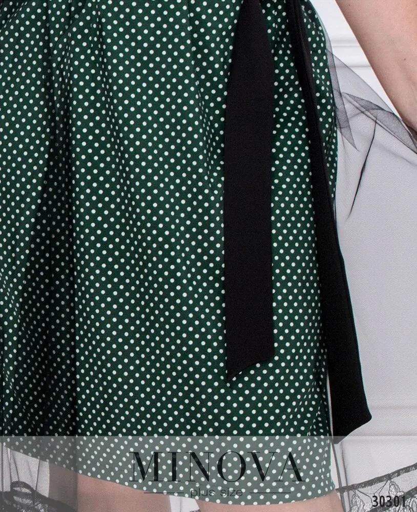 Платье 8603-темно-зеленый Minova