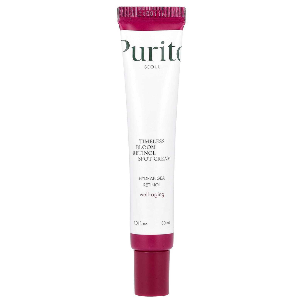 Purito, Timeless Bloom, крем против точечного применения с ретинолом, 30 мл (1,01 жидк. унц.)