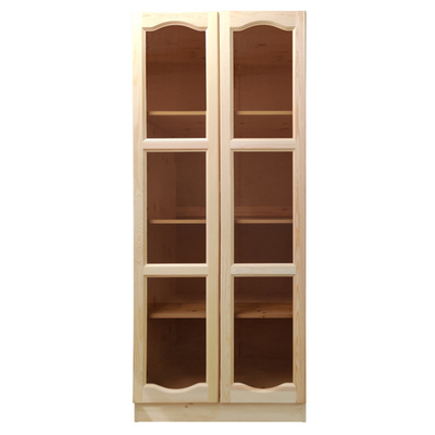 Шкаф витрина двухдверная 1000, без покраски