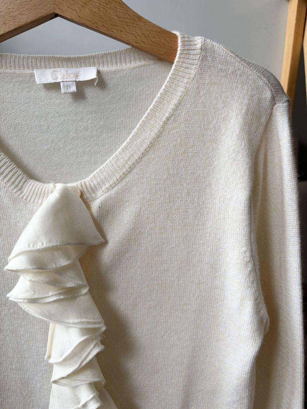 Кардиган Chloe из шерсти, вискозы и хлопка, 128