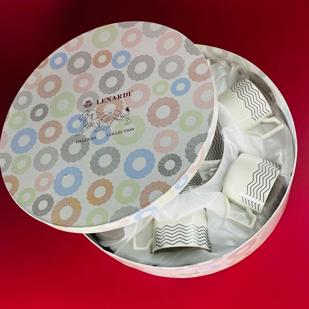 Lenardi 305-148 Чайный набор 12пр.250 мл в под.уп.(х6)Фарфор