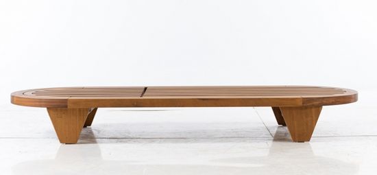 Шезлонг-лежак деревянный с матрасом Spain Турция