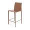 Стул полубарный Rolf, кожа капучино
