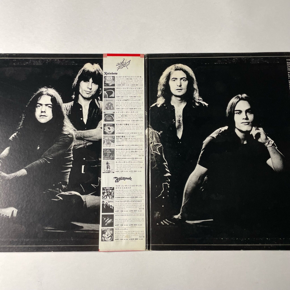 Винтажная виниловая пластинка LP Ritchie Blackmore's Rainbow Rising (Japan 1981) (Obi) Tarot Woman