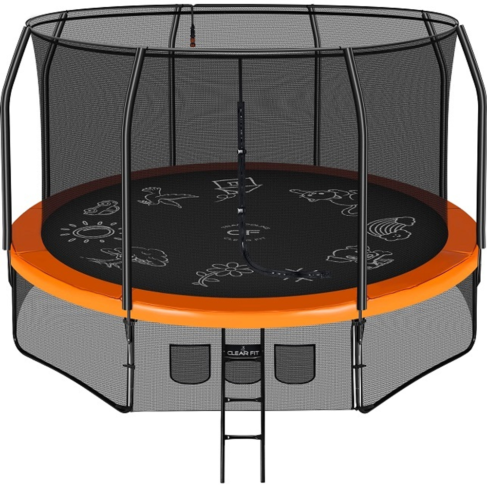 Батут clear fit familyhop 12ft