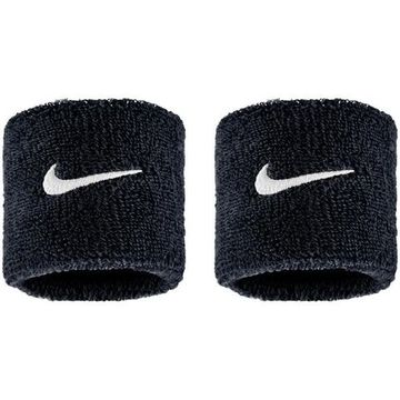 Напульсник теннисный Nike Swoosh 2P - black/white