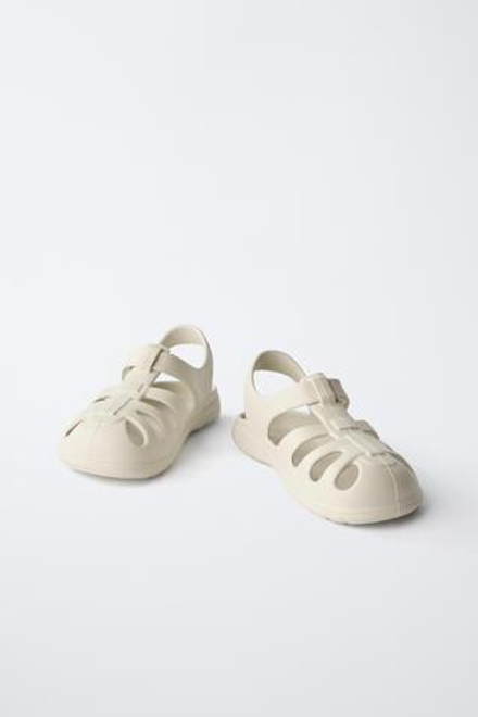 ZARA BAREFOOT САНДАЛИИ, ЭКРЮ