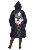 Пальто стёганое Цветочная фея