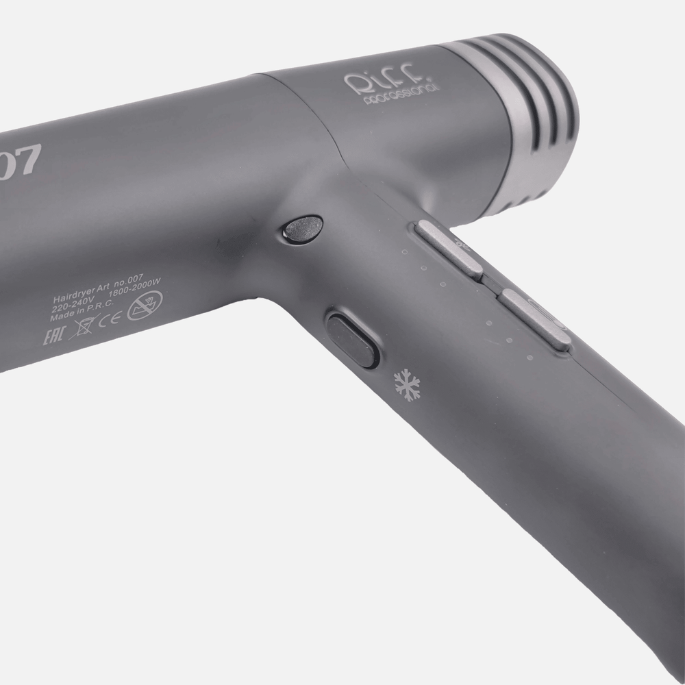 Фен пистолет 2000 Вт RiFF Ф007 с диффузором и ионизацией