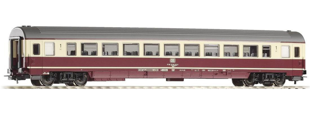 Пассажирский вагон 1.Kl. IC Großraum DB IV, beige-rot