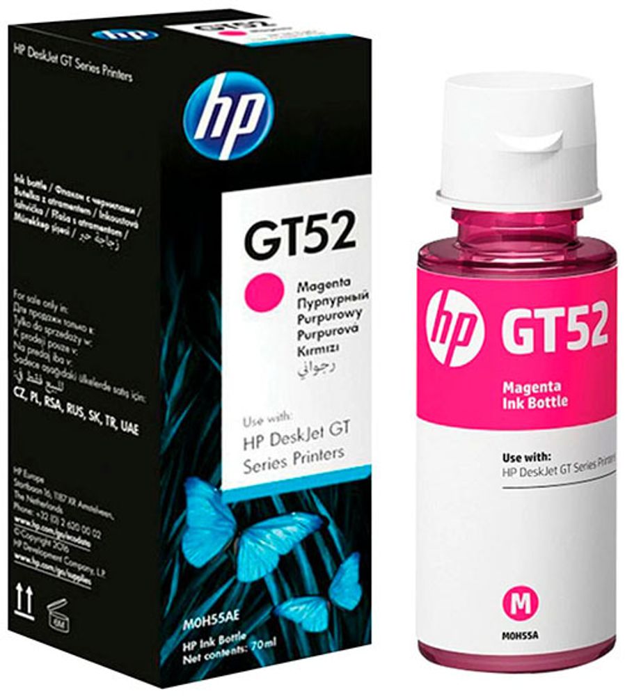 Ёмкость с чернилами HP GT52 пурпурная 70 мл (8000 стр)