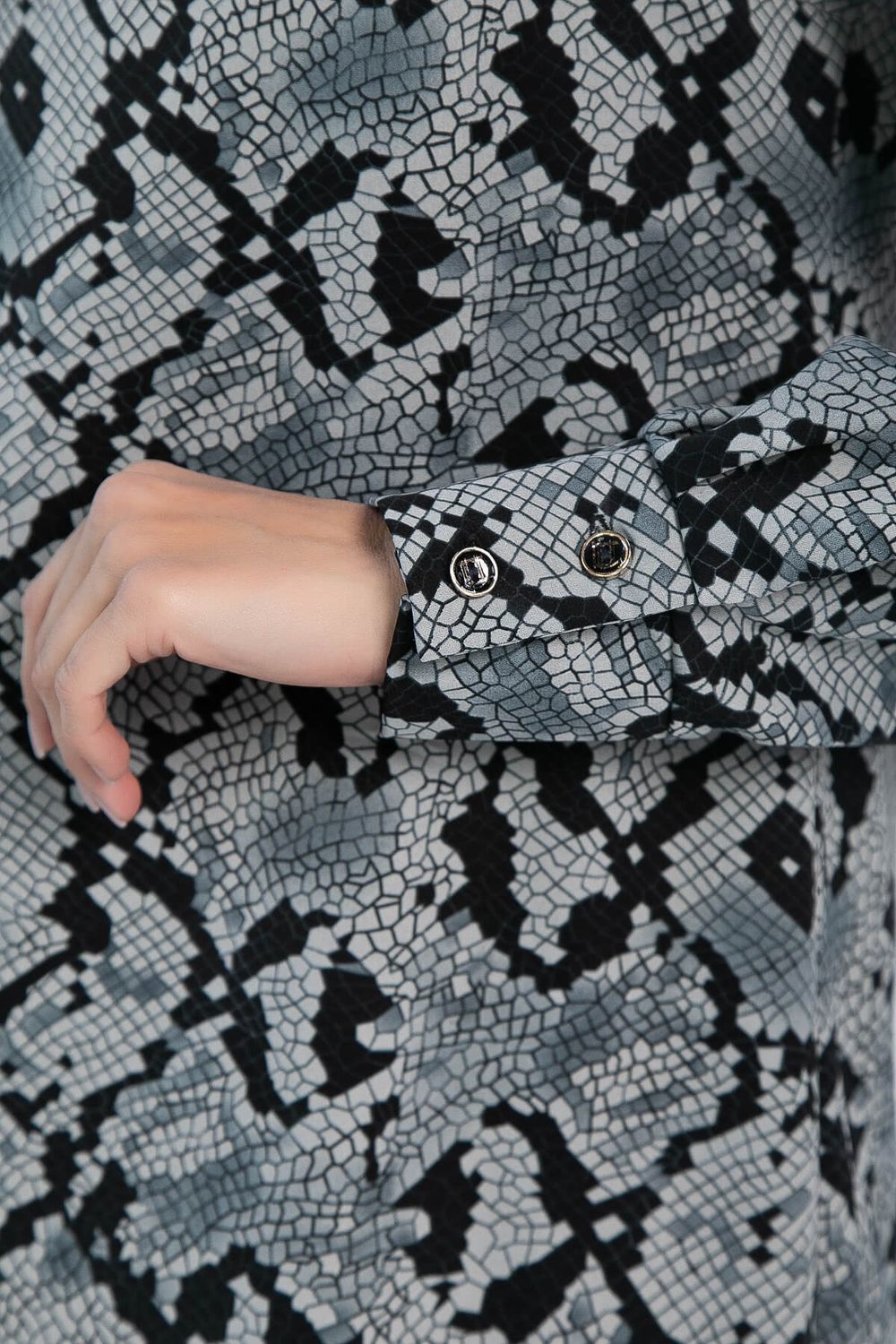 Платье Королевская кобра (серое) П12649-15 LT Collection