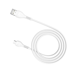 Кабель USB - микро USB HOCO X37 Cool power, 1м, 2.1A, белый