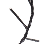 Гирлянда для дома НИТЬ «Твинкл Лайт» 3 м 100 ламп LED, черн.пров, 8 реж, IP-20. Теплый белый (возможность соединения)