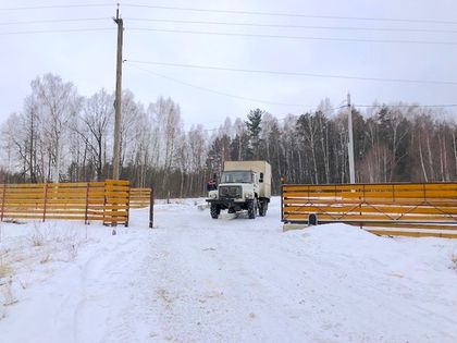 Доставка опор для монтажа линий электропередачи