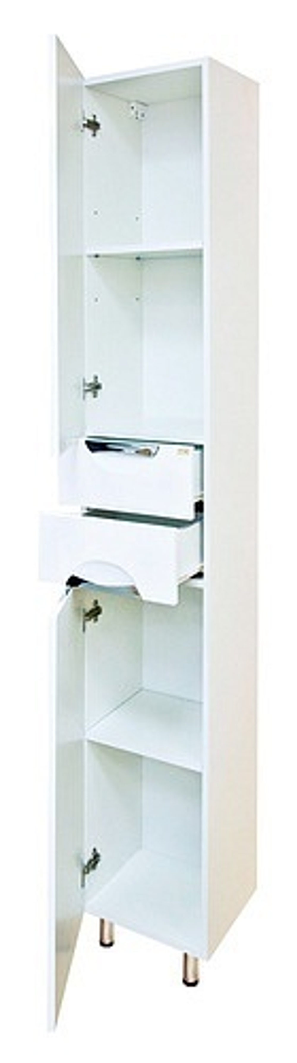 Пенал MISTY Лаванда - 35 левый белый