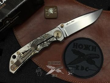 Складной нож Spartan Blades Hersey Folder "KOI"  SB/SF5KOI c клинком из стали CPM-S45VN, рукоять титан