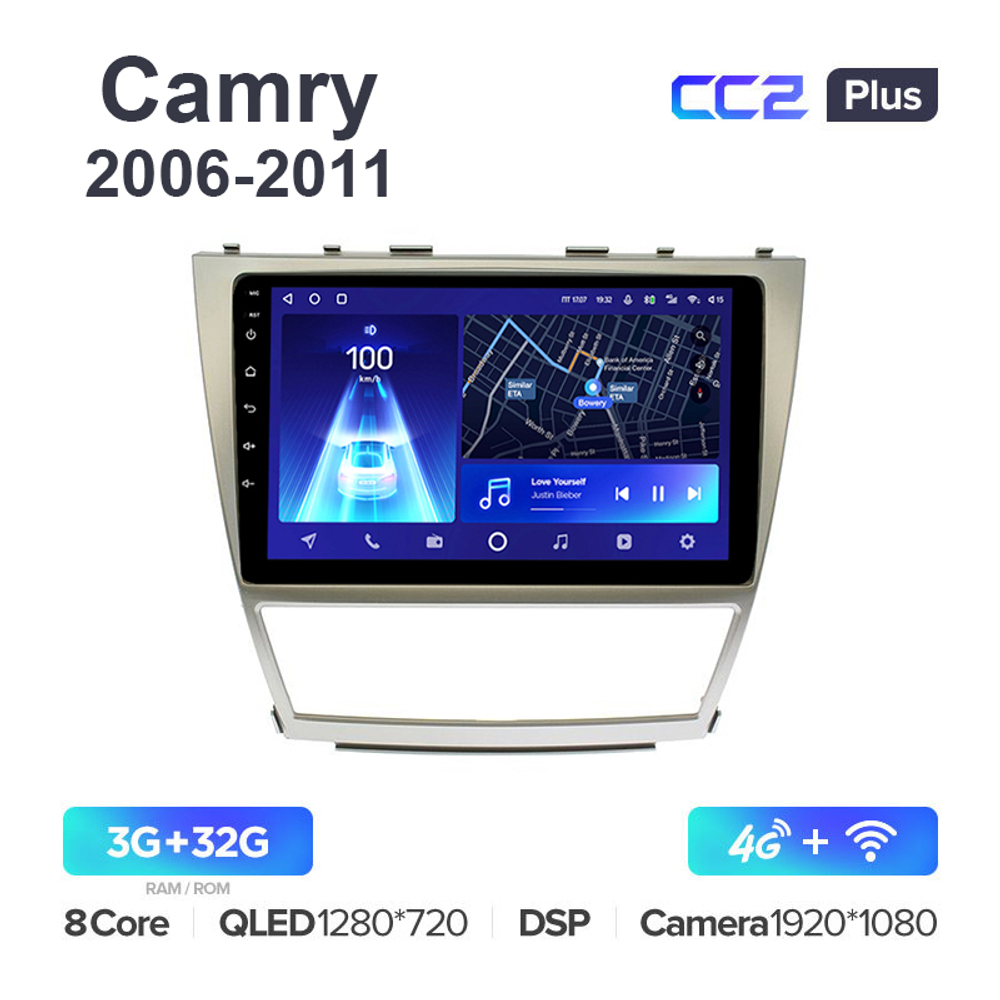Teyes CC2 Plus 10,2"для Toyota Camry 2006-2011