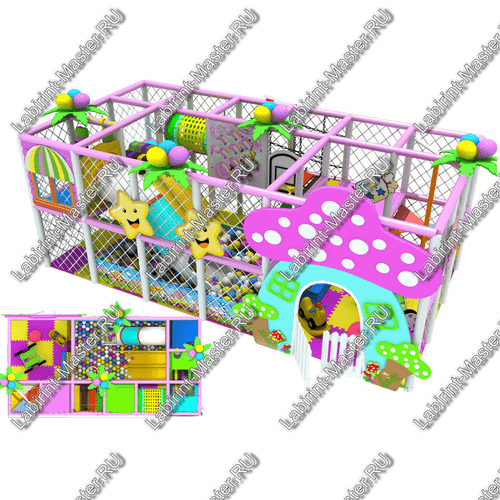 Детский игровой лабиринт "Грибной дождь"