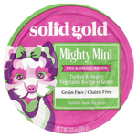 Solid Gold, Mighty Mini ™, для собак и собак мелких пород, с индейкой и овощами в соусе, 99 г (3,5 унции)