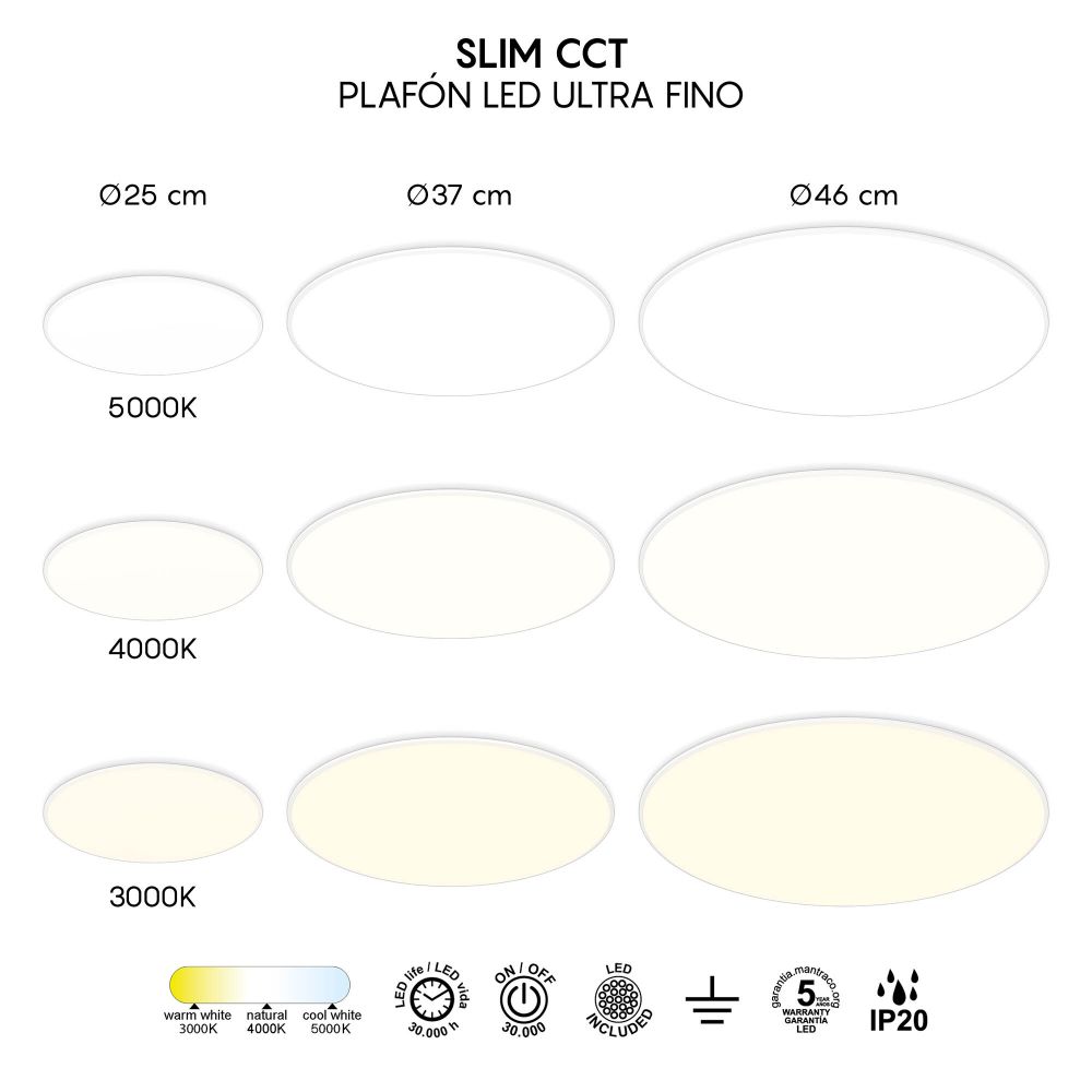 8691 Потолочный светильник SLIM CCT