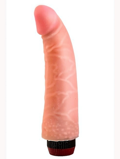 Вибратор-реалистик из кибер-кожи (17,5 см) (Цвет: телесный)
