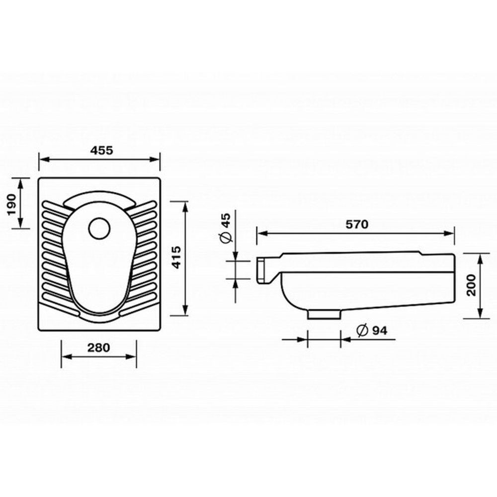 Чаша Генуя керамическая (уплот. манжета в комплекте) (Ст.Оскол)