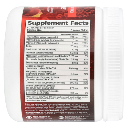 Jigsaw Health, Electrolyte Supreme ™, фруктовый пунш, 222 г (7,87 унции)