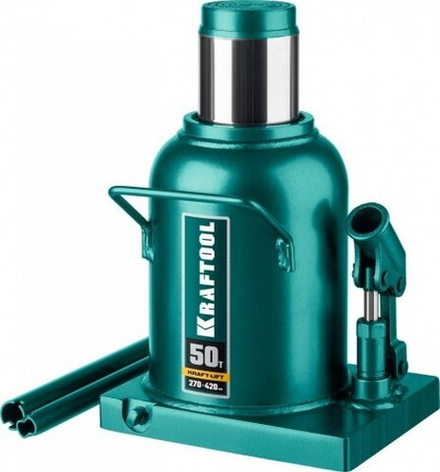 Домкрат бутылочный KRAFTOOL KRAFT-LIFT гидравлический, 270-420мм, 50т 43462-50_z01