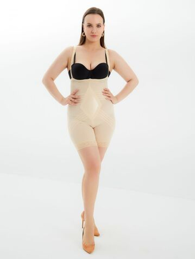 Торсет-панталоны очень сильной степени коррекции (Размер: 2X) (Цвет: бежевый)