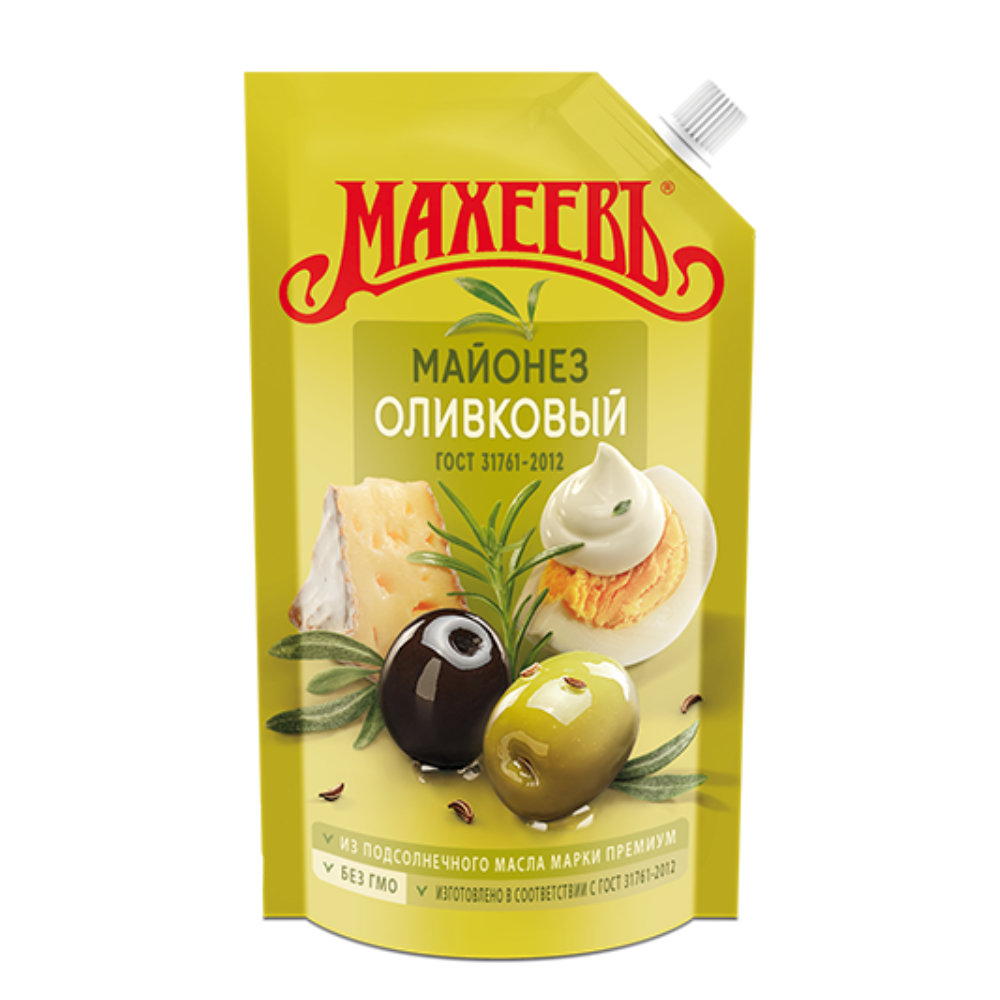 Майонез Махеевъ Оливковый 67% 380 гр