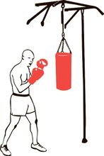 Турник 3 в 1 складной Workout цв. белый