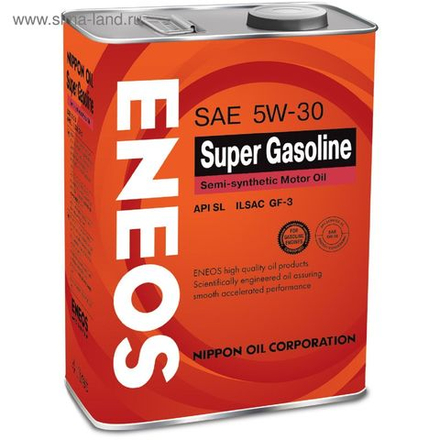 Моторное масло ENEOS SL 5w30 4л полусинтетика