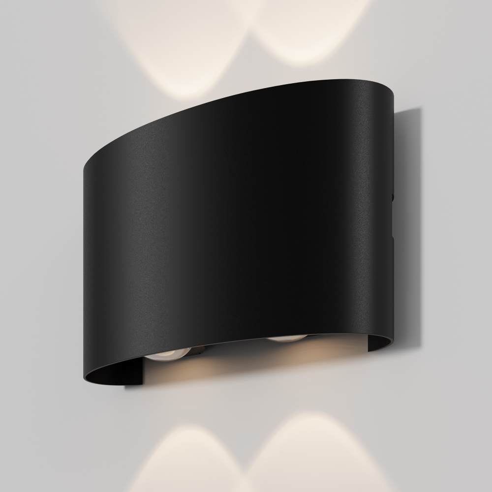 Уличный настенный светодиодный светильник Maytoni Strato O417WL-L4B3K