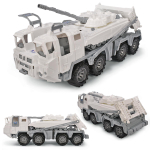 Военный тягач "Арктика" с танком (Нордпласт)