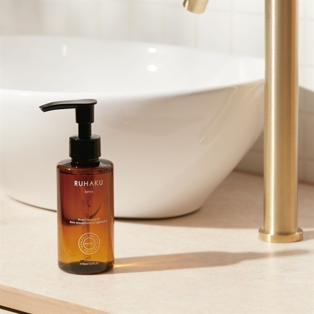Органическая масляная эмульсия для снятия макияжа RUHAKU Gettou Reset Cleansing Oil
