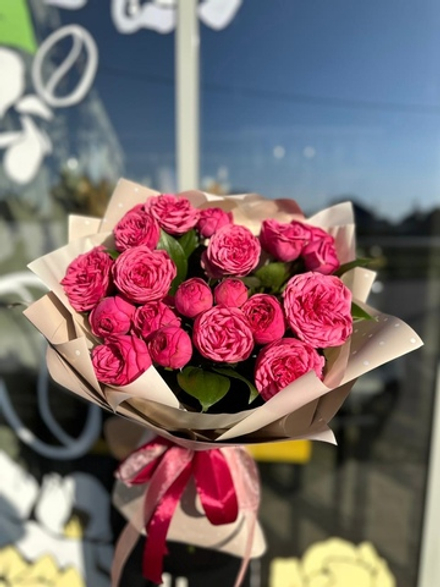 Моно букет из кустовых роз🌹