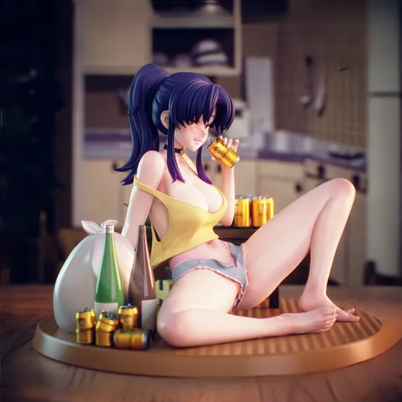 Misato with NSFW ver. - Evangelion