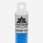 Японский бисер TOHO Round 15/0 (№3B), прозрачный