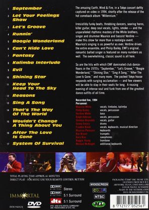 Earth, Wind & Fire / Live In Tokyo (DVD)