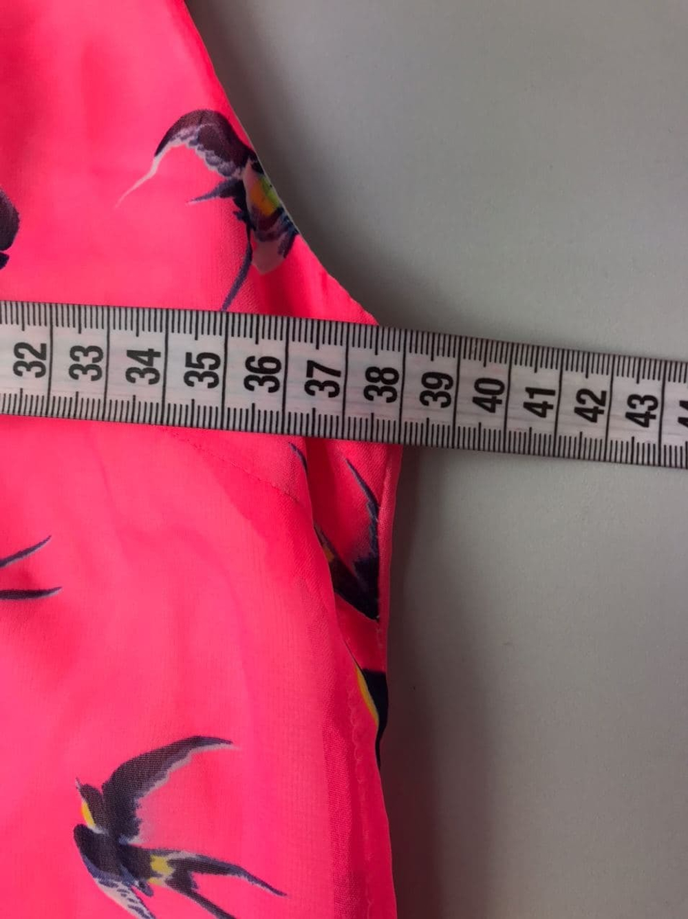 Платье AScool малиновое "с птицами" 42 размер, новое