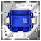 Вывод кабеля Voltum S70, (белый матовый) VLS080202