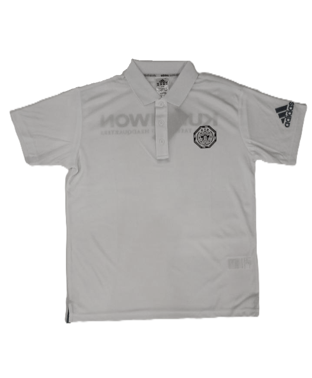 Футболка-поло Adidas Kukkiwon белая