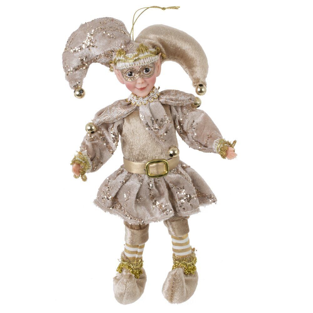 GAEM Игрушка набивная подвесная "Эльф", L13 W5 H26 см, 2в.