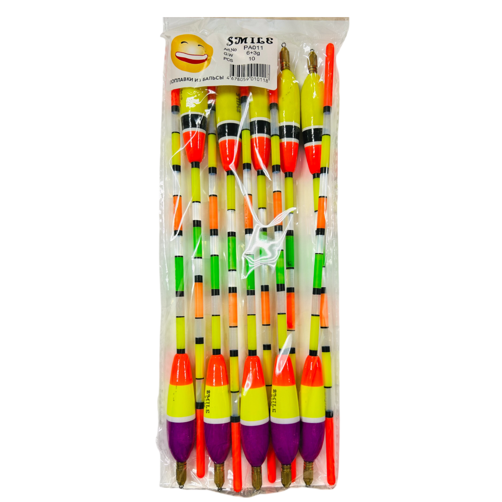 Набор поплавков (Дальний заброс) 6+3g PA011 №17