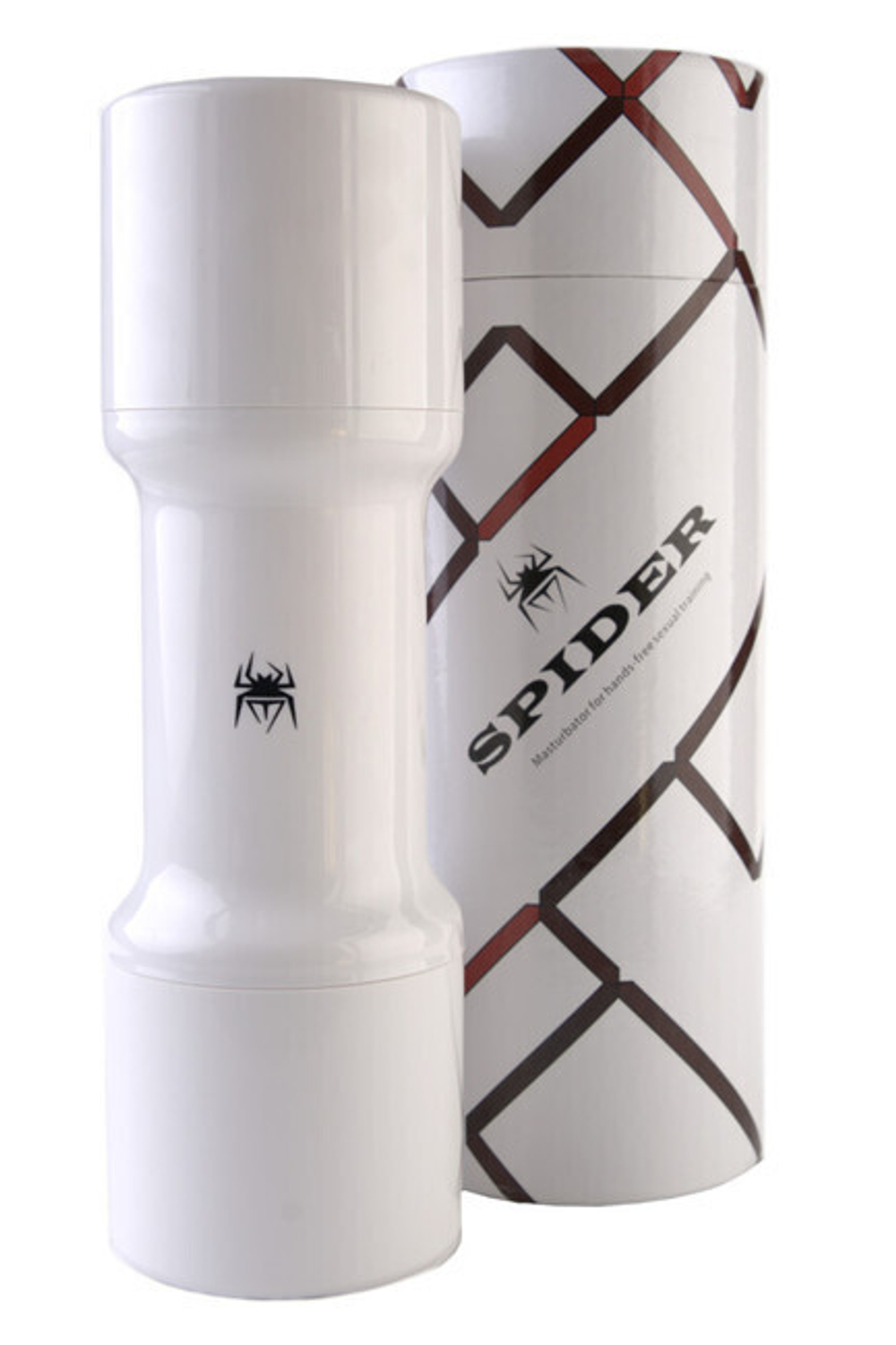 Мастурбатор вагина Spider, белая колба (Цвет: белый , телесный)