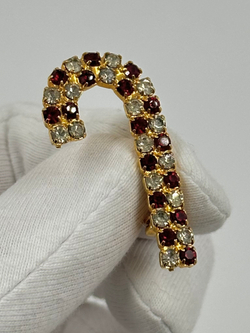 Брошь Карамельная трость