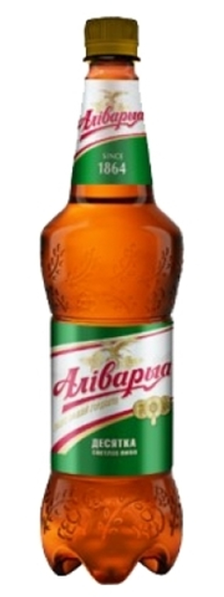 Пиво "Десятка" 0,9л. пэт Аливария
